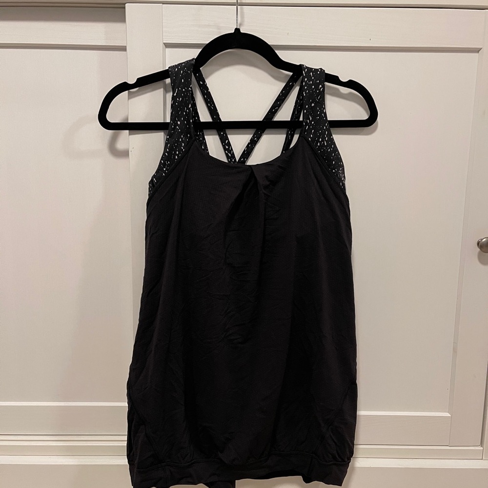 Lululemon Black Tank with Built in Bra
